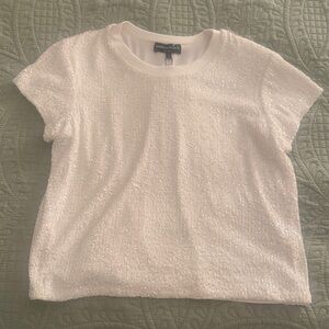 Generation love sequin White Short Sleeve Tee